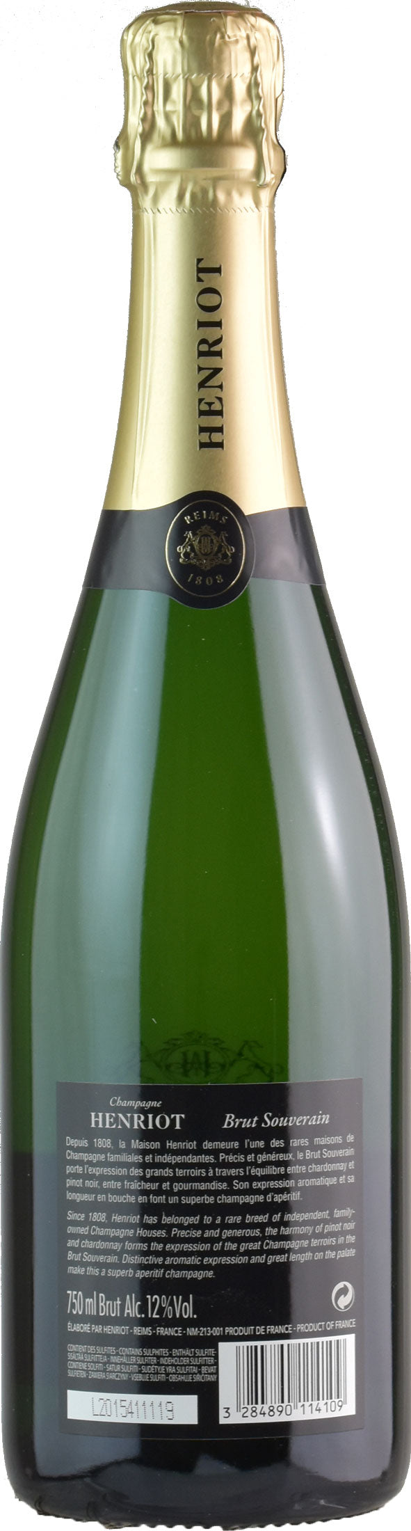 Henriot Champagne Souverain Brut