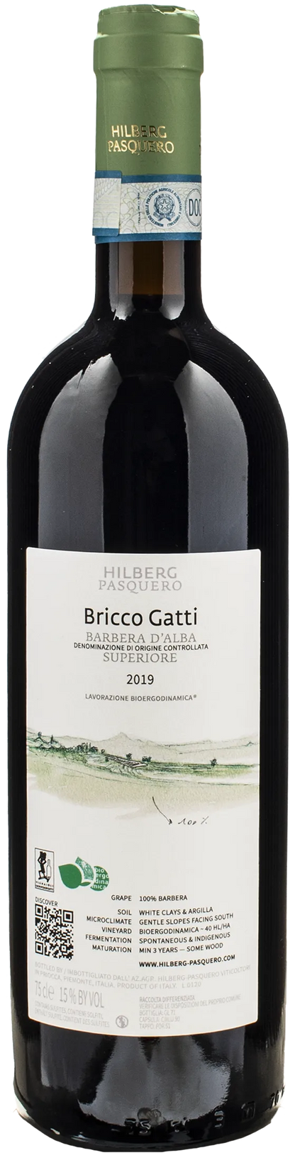 Hilberg Pasquero Barbera d'Alba Superiore Bricco Gatti 2019