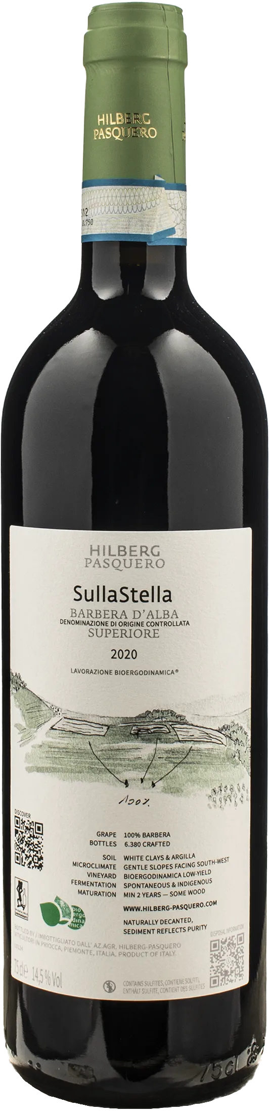 Hilberg Pasquero Barbera d'Alba Superiore SullaStella 2020