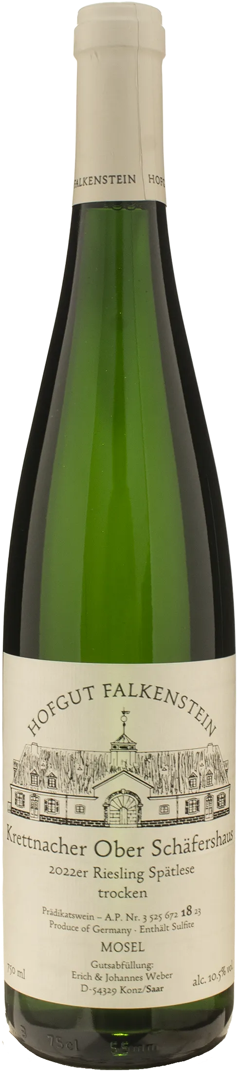 Hofgut Falkenstein Krettnacher Ober Schaferhaus Spatlese 2022