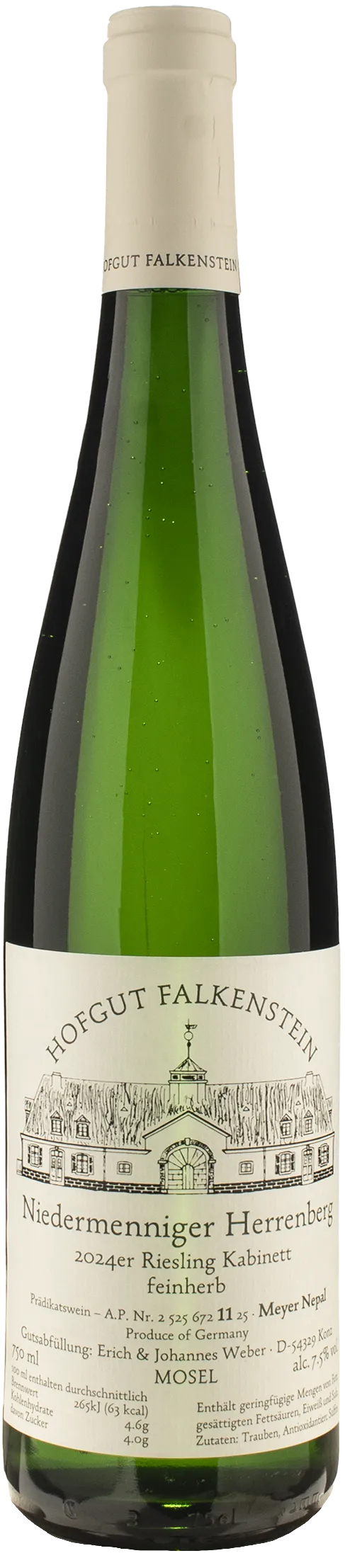 Hofgut Falkenstein Niedermenniger Herrenberg Riesling Kabinett Feinherb 2024