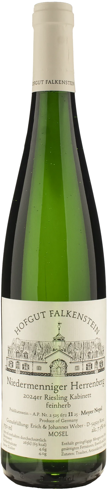 Hofgut Falkenstein Niedermenniger Herrenberg Riesling Kabinett Feinherb 2024