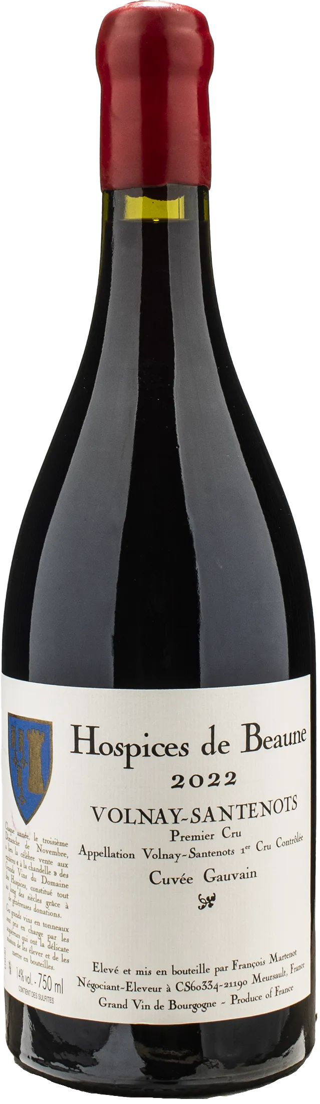 Hospices De Beaune Volnay Santenots 1er Cru Cuvee Gauvain 2022