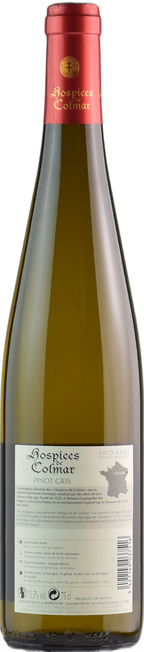 Hospices de Colmar Alsace Pinot Gris 2018