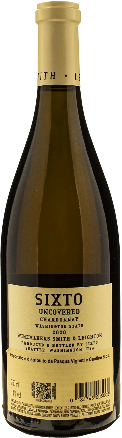 House of Smith Sixto Uncovered Chardonnay 2020