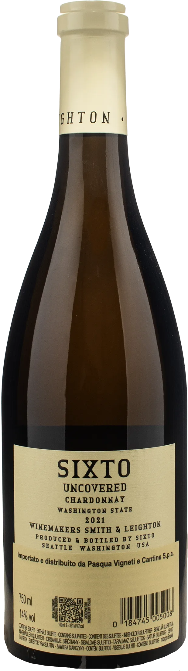 House of Smith Sixto Uncovered Chardonnay 2021