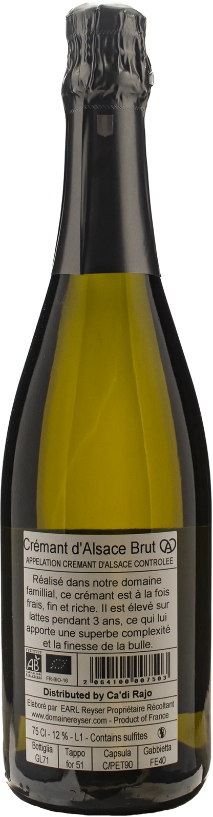 Hubert Reyser Cremant d'Alsace Brut