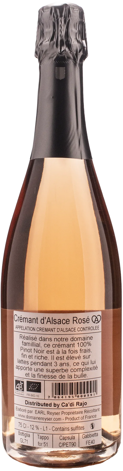 Hubert Reyser Cremant d'Alsace Rosè Brut