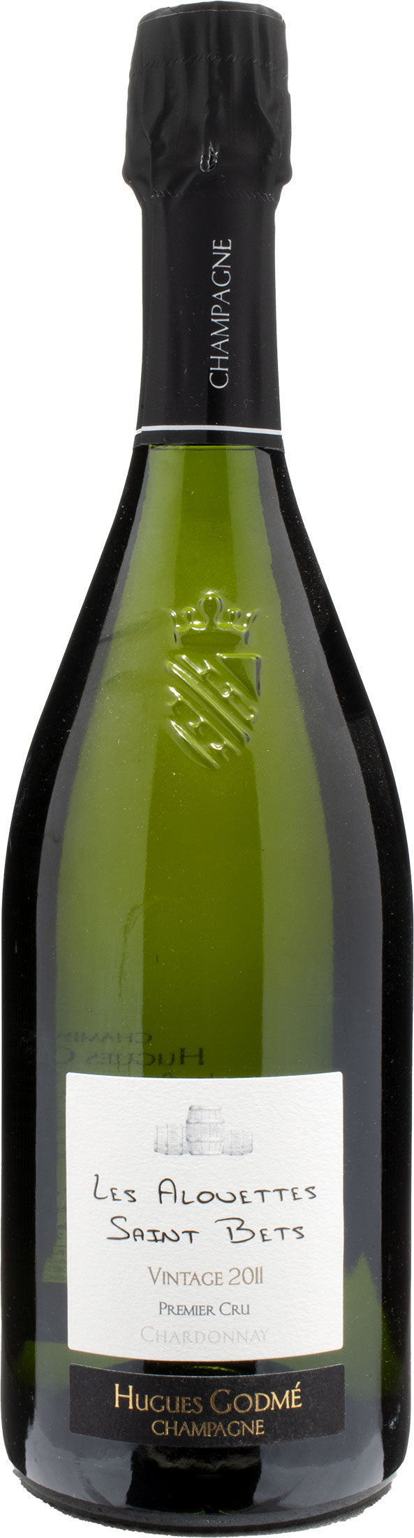 Hugues Godme Champagne 1er Cru Les Alouettes Saint Bets Extra Brut Chadonnay Vintage 2011