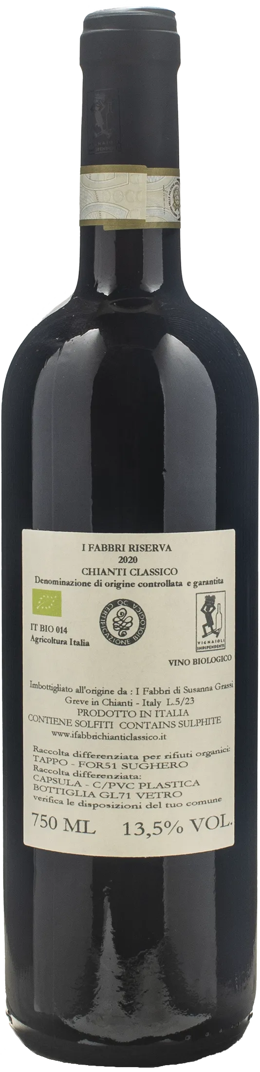 I Fabbri Chianti Classico Riserva 2020