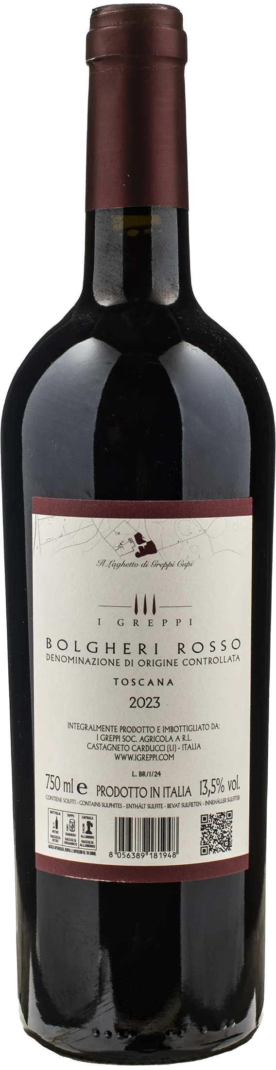 I Greppi Bolgheri Rosso Greppicante 2023
