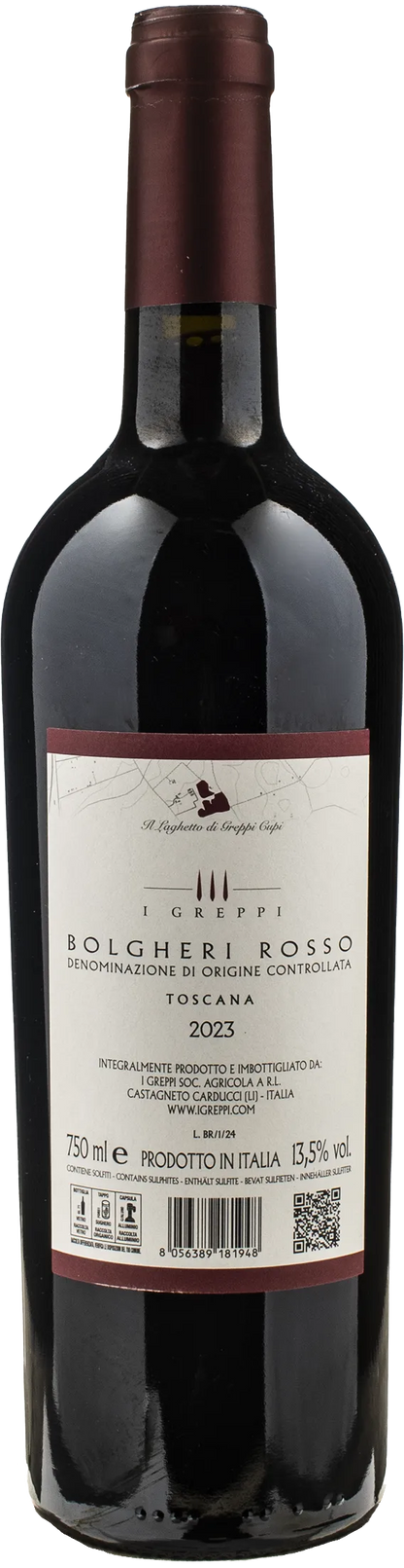 I Greppi Bolgheri Rosso Greppicante 2023