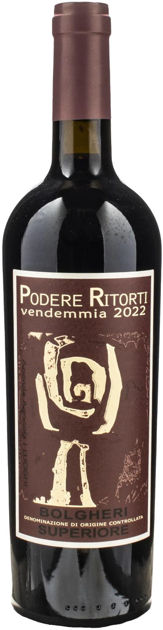 I Luoghi Bolgheri Rosso Superiore Podere Ritorti 2022