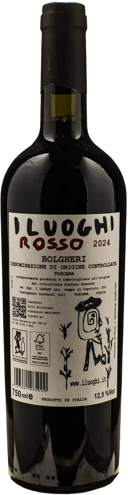 I Luoghi Bolgheri Rosso Toscana 2024