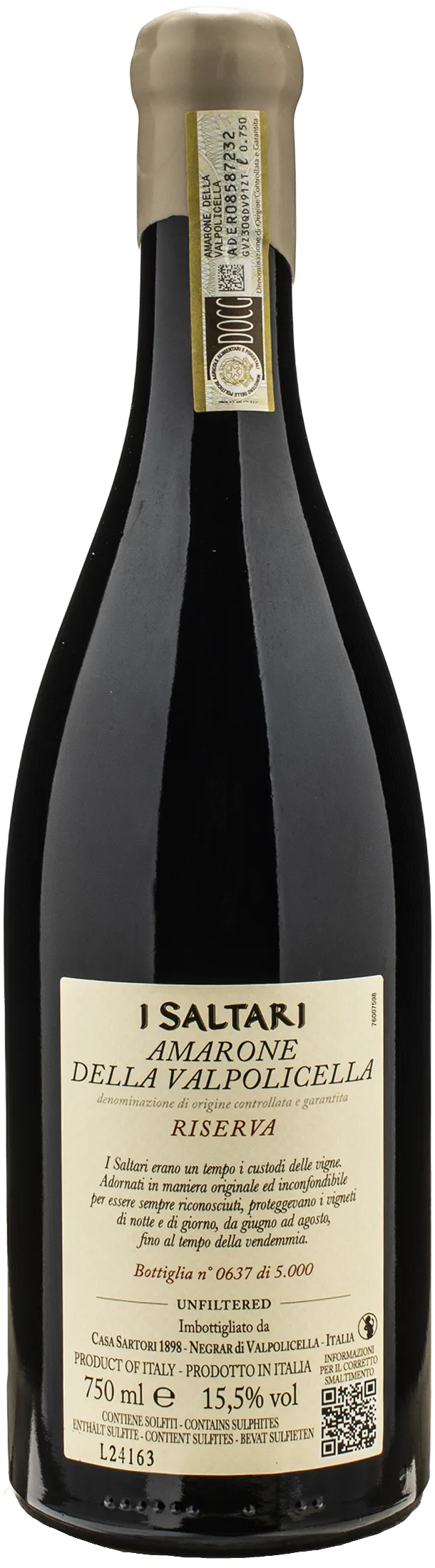 I Saltari Amarone della Valpolicella Riserva 2017