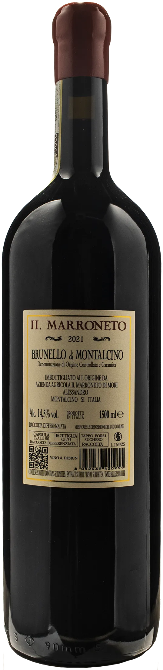 Il Marroneto Brunello di Montalcino Magnum 2021