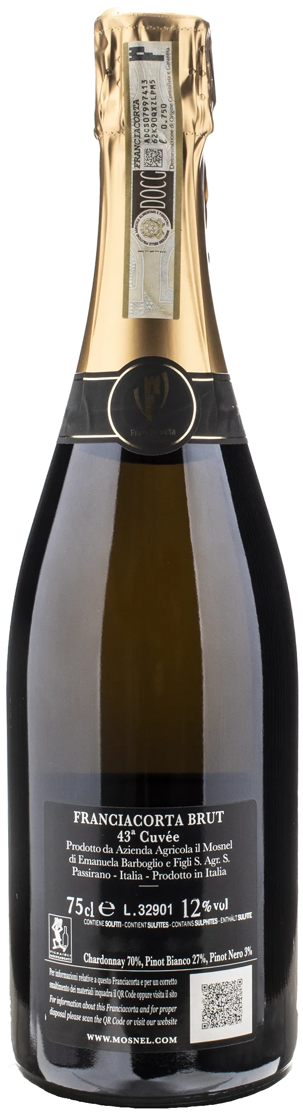 Il Mosnel Franciacorta Brut Cuvee 43