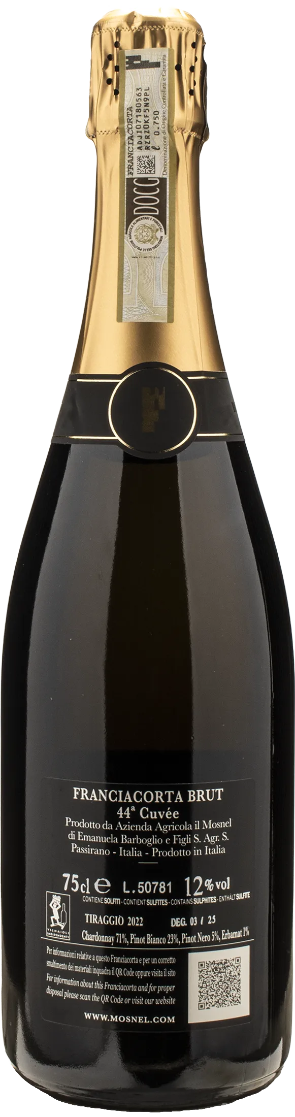 Il Mosnel Franciacorta Brut Cuvee 44