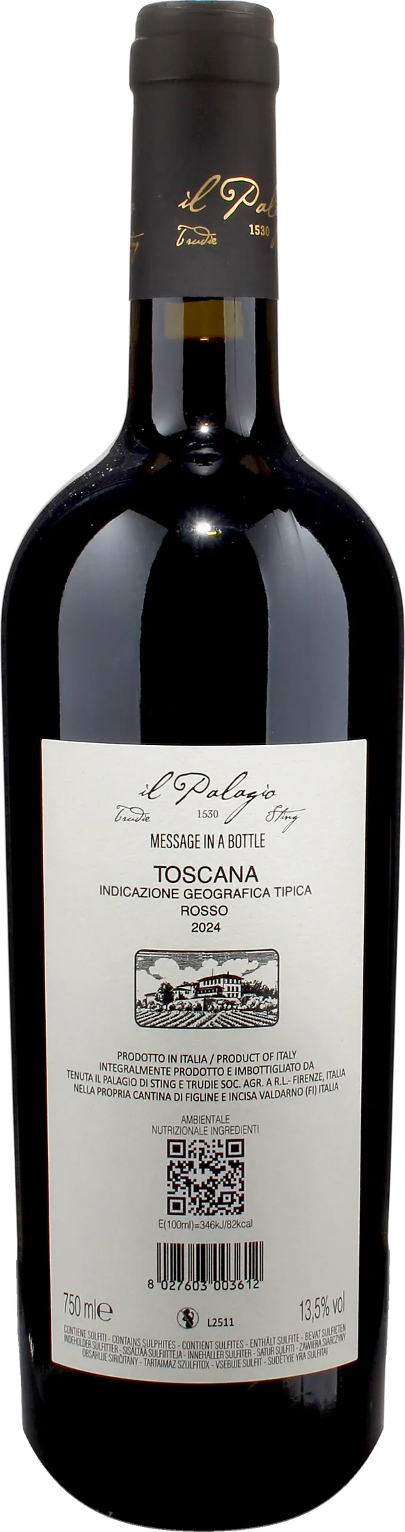 Il Palagio Message in a Bottle Toscana Rosso 2024