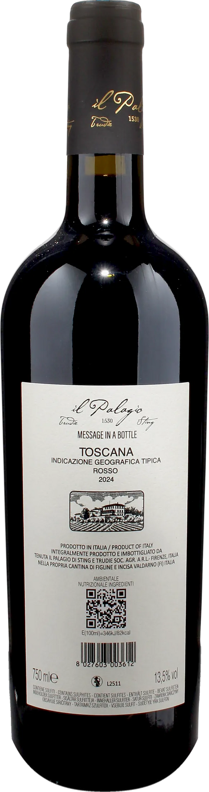 Il Palagio Message in a Bottle Toscana Rosso 2024