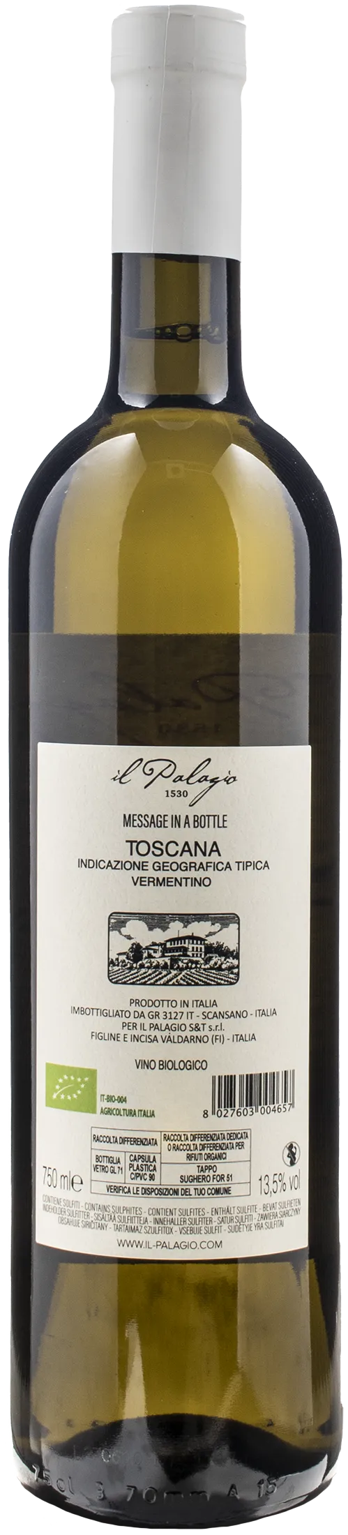 Il Palagio Vermentino Message in a Bottle Bianco 2022