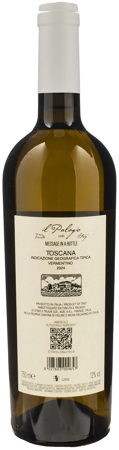Il Palagio Vermentino Message in a Bottle Bianco 2024