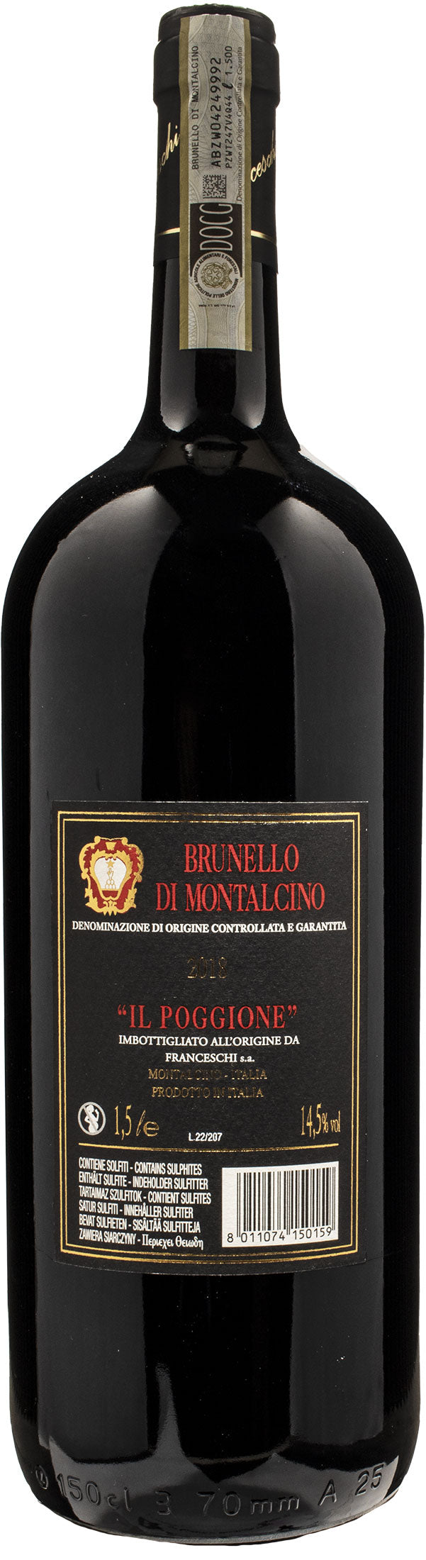 Il Poggione Brunello di Montalcino Magnum 2018