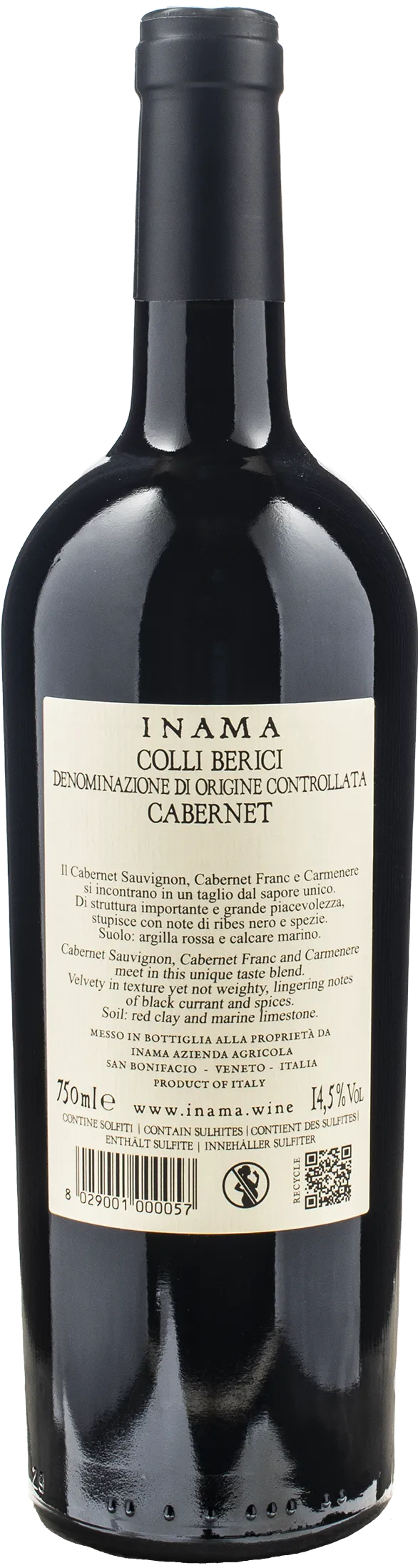 Inama Bradisismo Colli Berici Cabernet 2021
