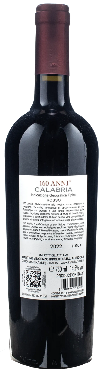Ippolito 1845 160 Anni Calabria 2022