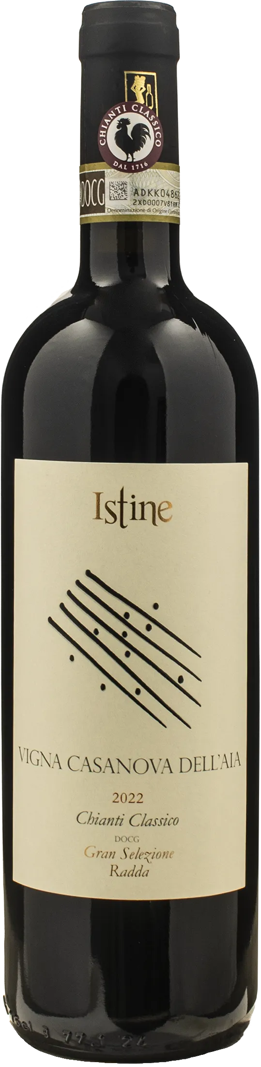 Istine Chianti Classico Radda Gran Selezione Vigna Casanova dell'Aia 2022