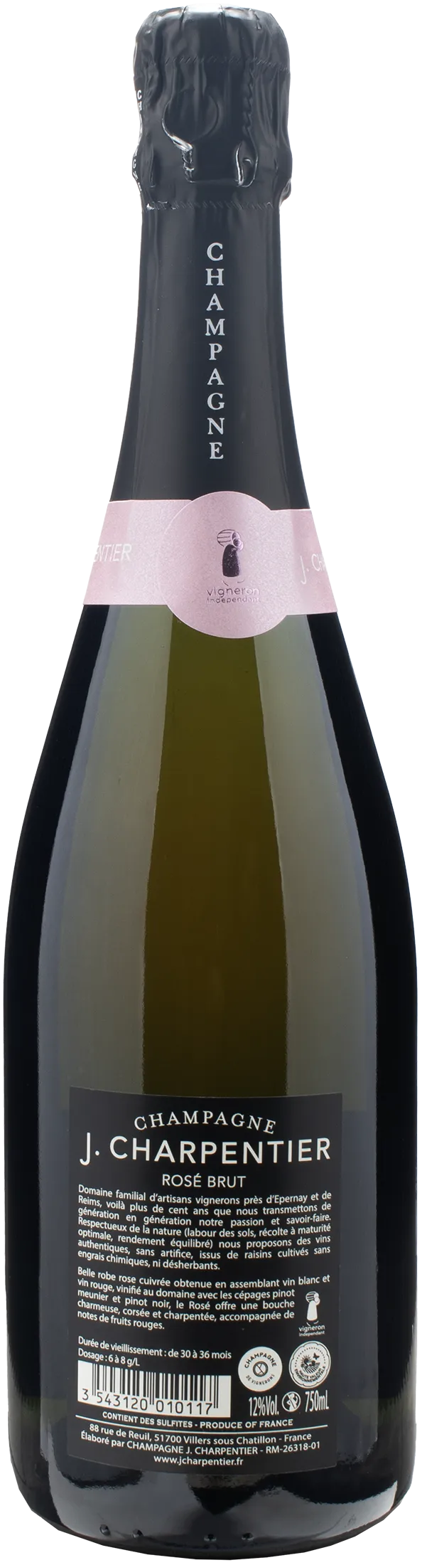 J. Charpentier Champagne Rosé Brut