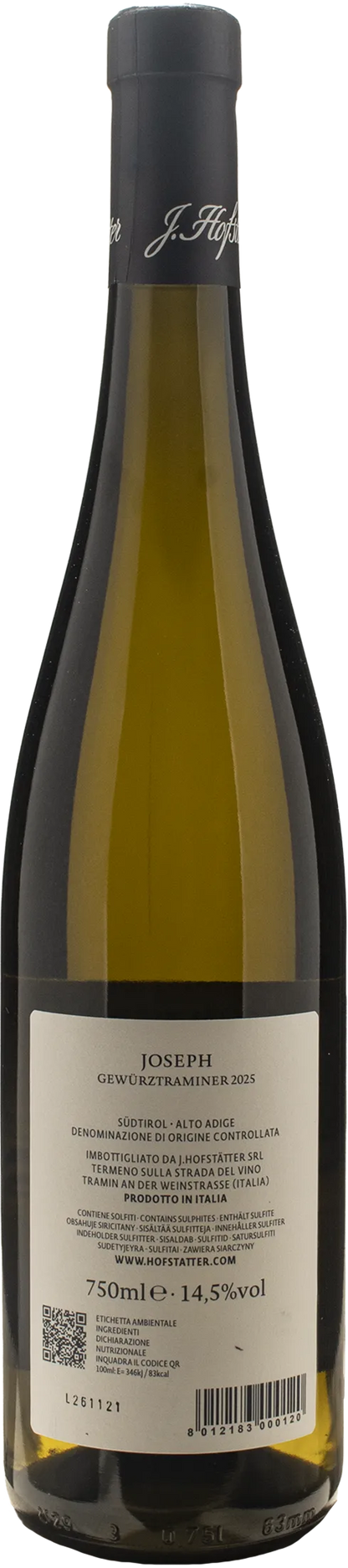 J. Hofstatter Gewurztraminer 2025