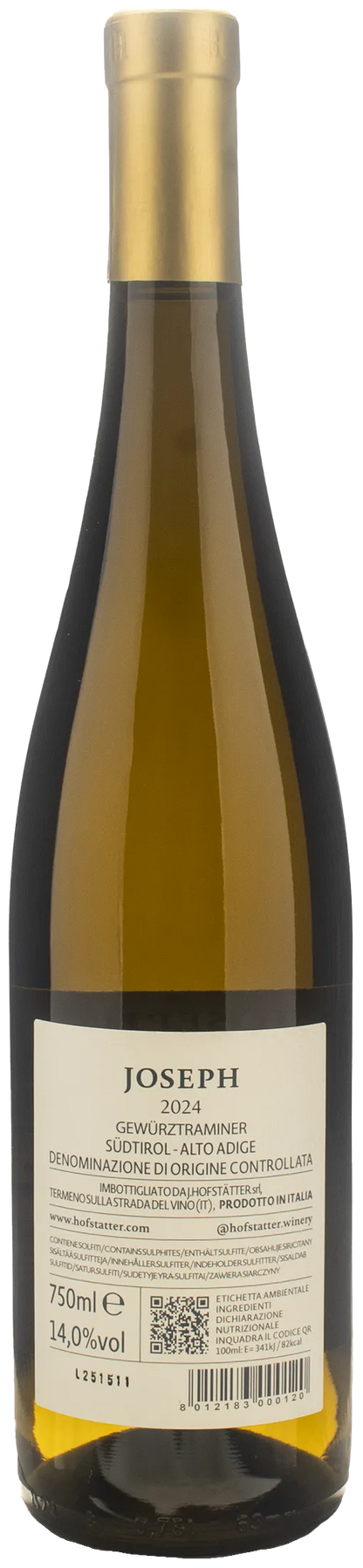 J. Hofstatter Joseph Gewurztraminer 2024