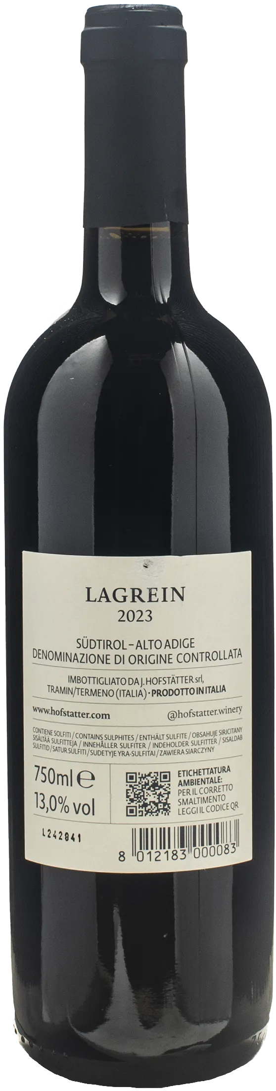 J. Hofstatter Lagrein 2023