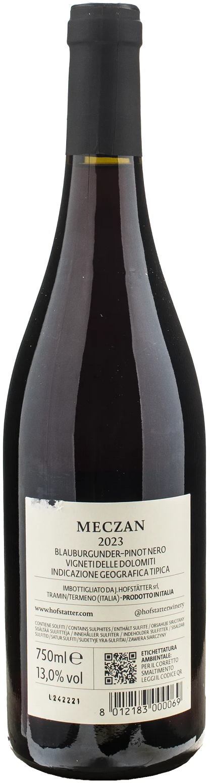 J. Hofstatter Mezcan Pinot Nero 2023