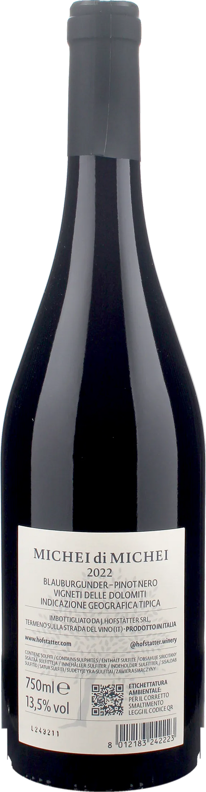 J. Hofstatter Michei di Michei Pinot Nero 2022
