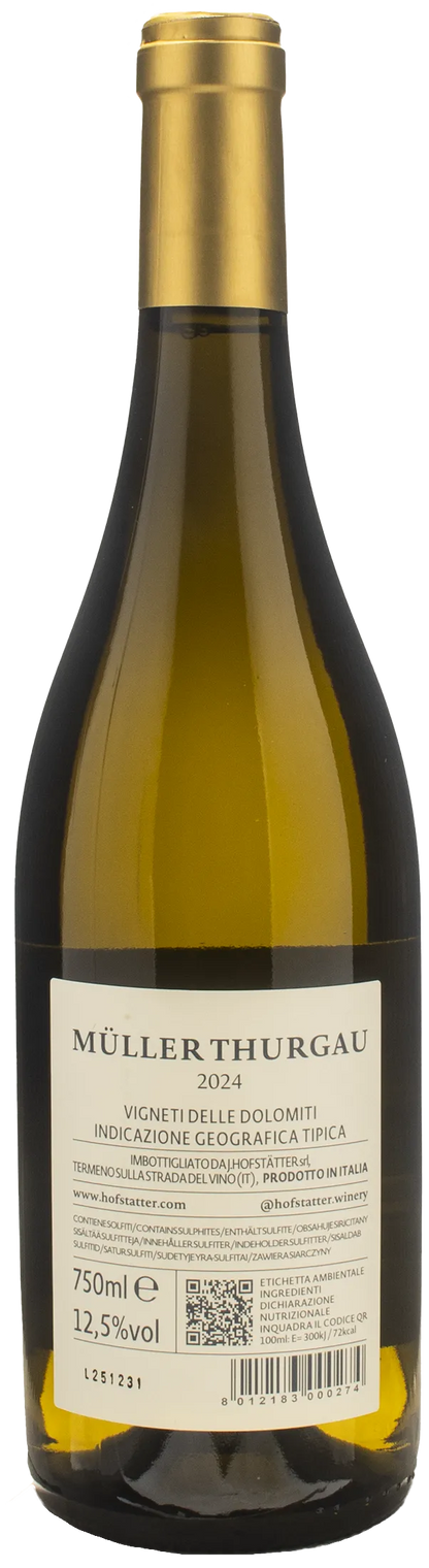 J. Hofstatter Muller Thurgau 2024
