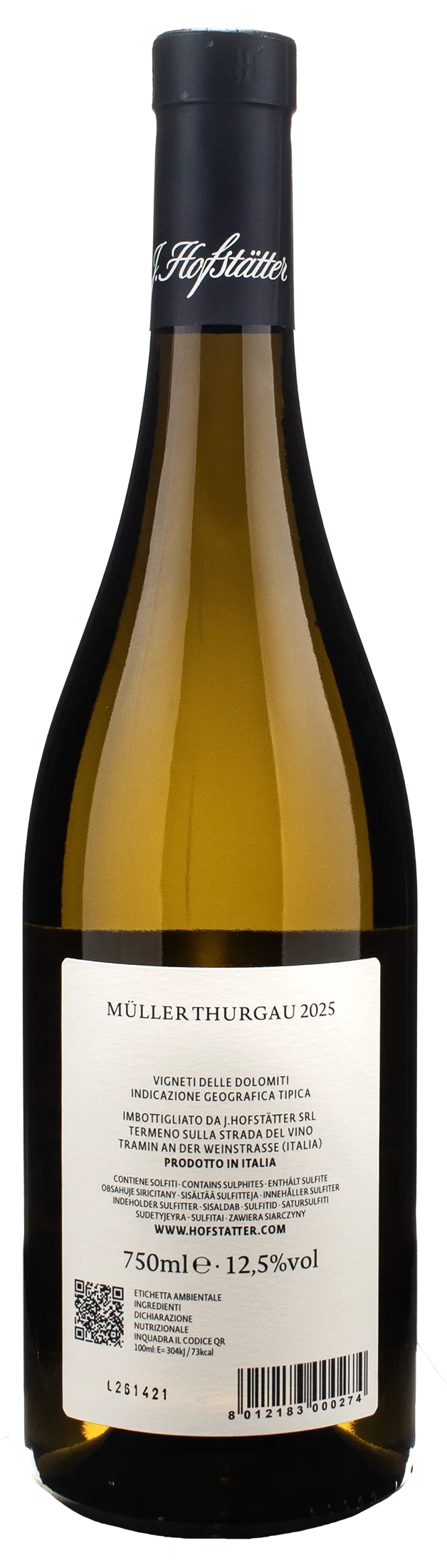 J. Hofstatter Muller Thurgau 2025