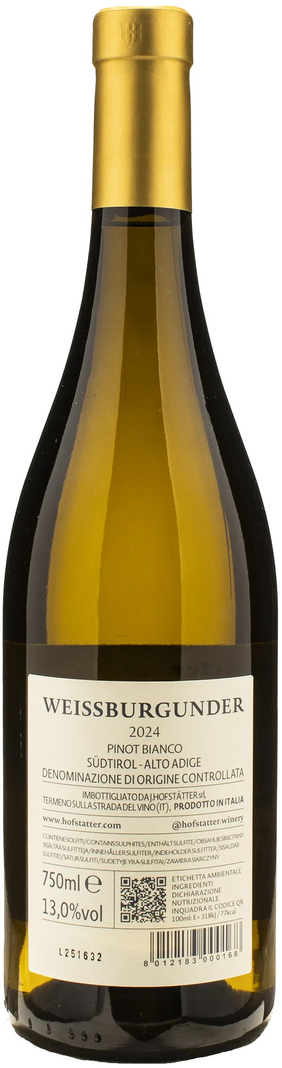 J. Hofstatter Pinot Bianco 2024