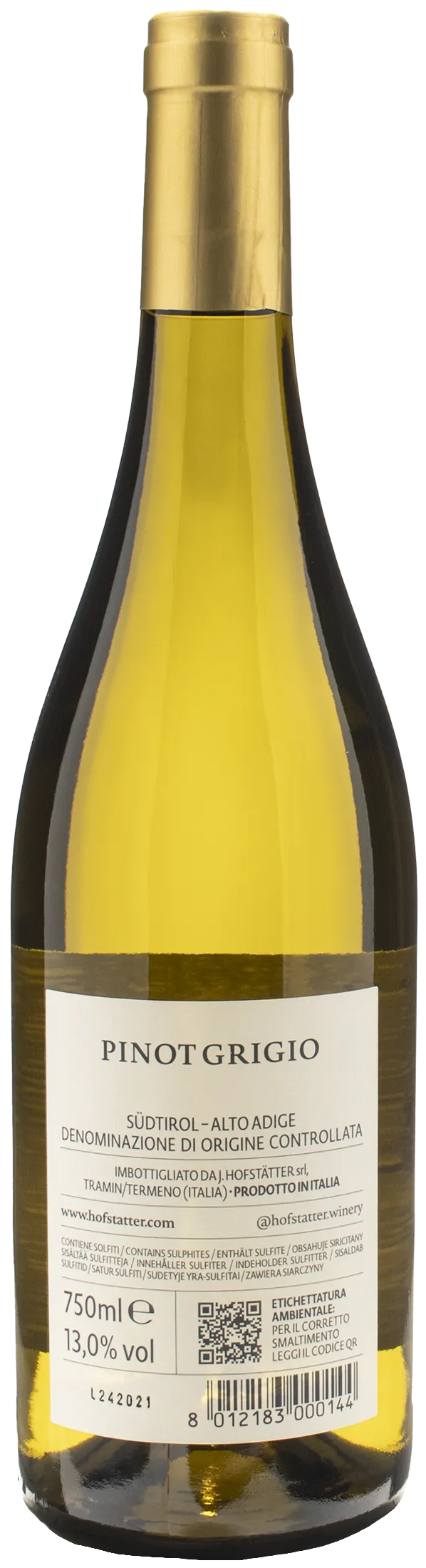 J. Hofstatter Pinot Grigio 2023