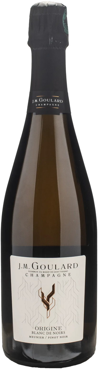 J. M. Goulard Champagne Origine Blanc De Noirs Meunier Pinot Noir Extra Brut
