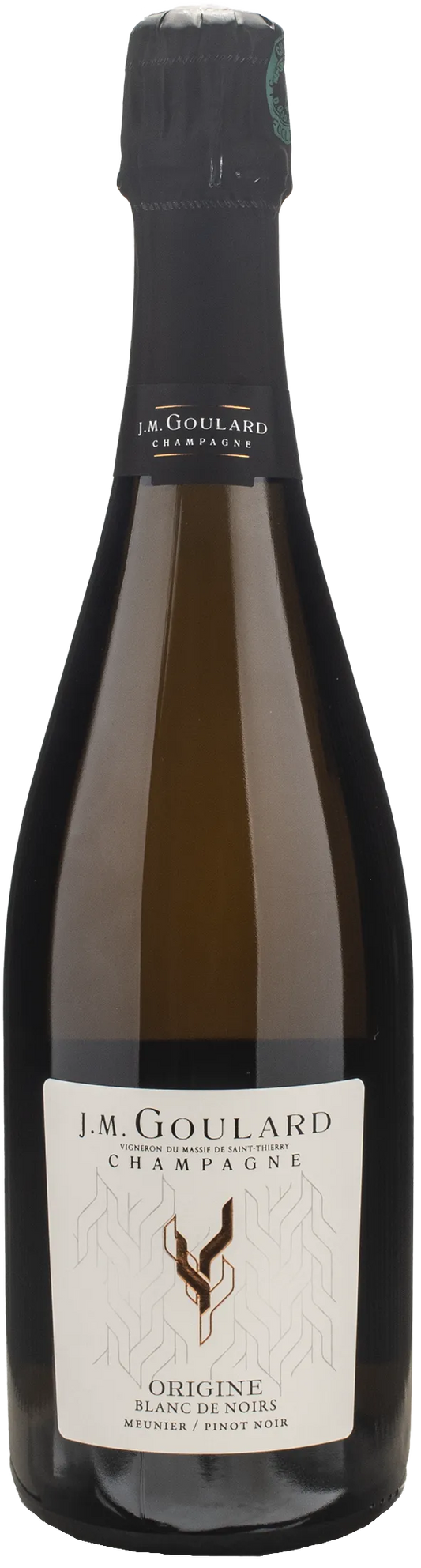 J. M. Goulard Champagne Origine Blanc De Noirs Meunier Pinot Noir Extra Brut