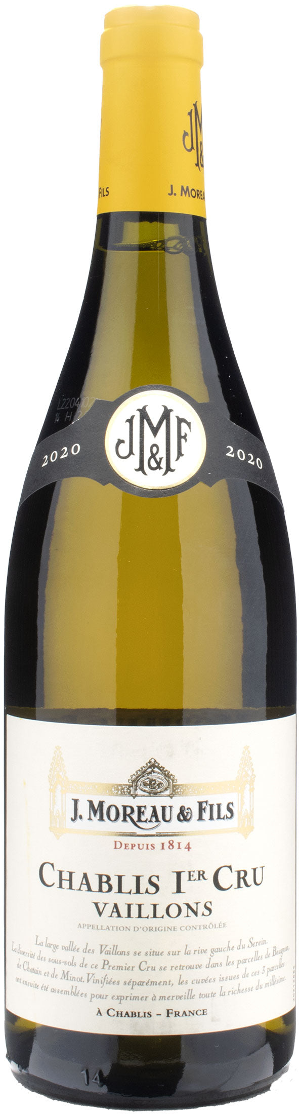 J. Moreau & Fils Chablis Premier Cru Vaillons 2020