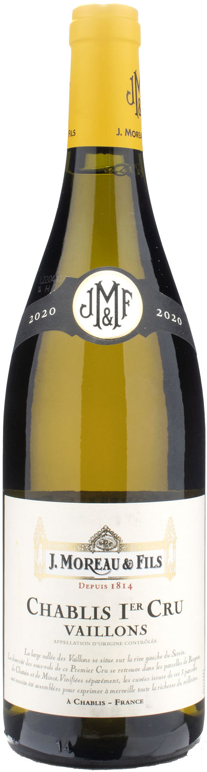 J. Moreau & Fils Chablis Premier Cru Vaillons 2020