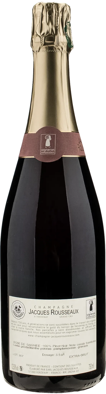 Jacques Rousseaux Champagne Grand Cru Rosè de Saignee Extra Brut