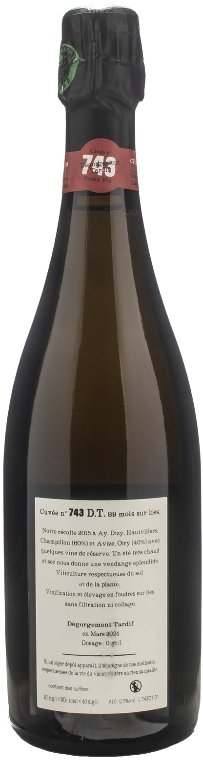 Jacquesson Champagne Cuvee 743 Extra Brut Degorgement Tardif