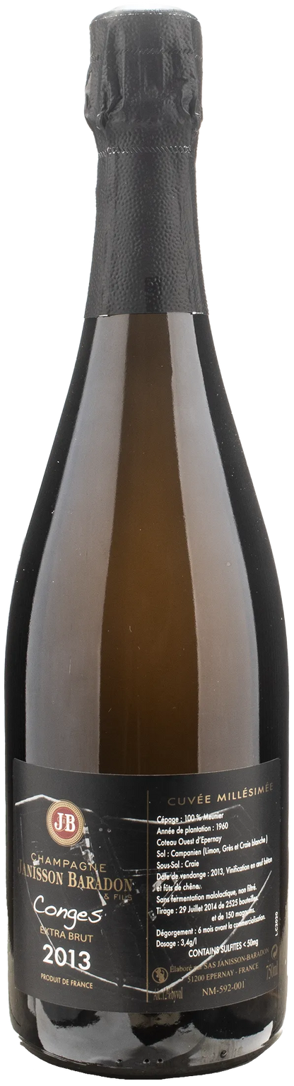 Janisson Baradon et Fils Champagne Conges Parcellaire d'Epernay Extra Brut 2013