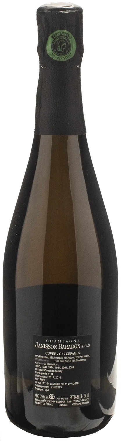 Janisson Baradon et Fils Champagne Cuvee 7 C Extra Brut