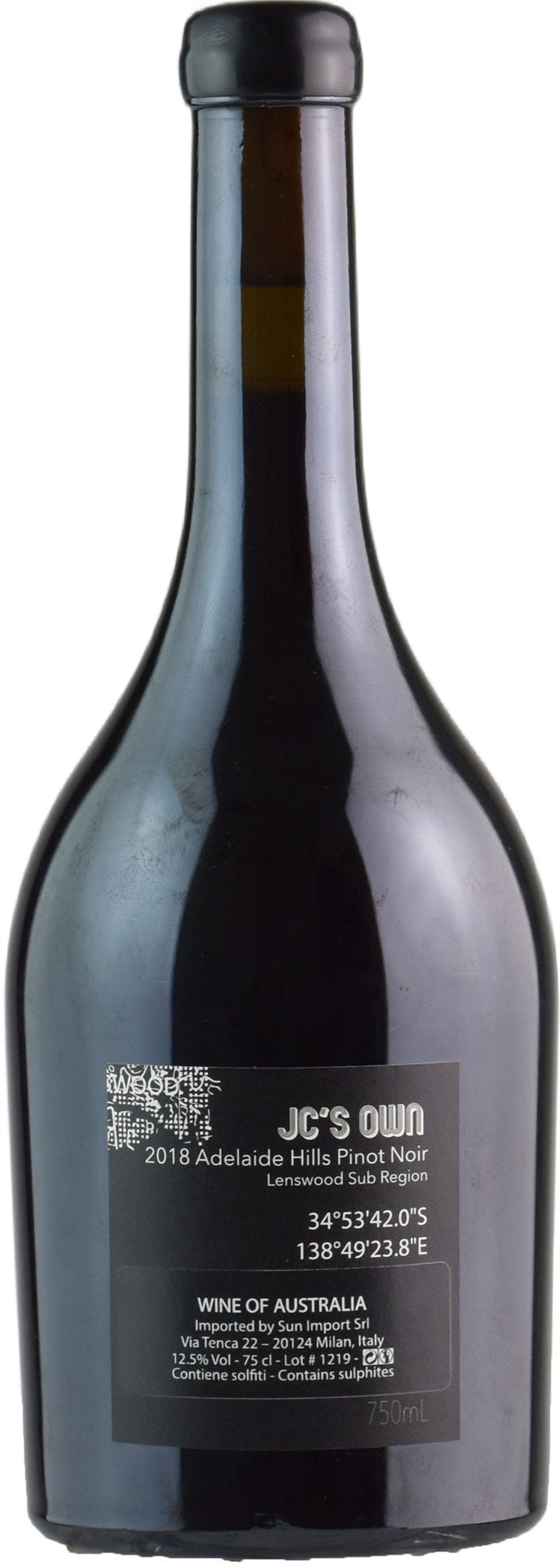 JC's Own Adelaide Hills Pinot Noir 2018