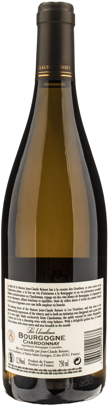 Jean Claude Boisset Bourgogne Chardonnay Les Ursulines 2021